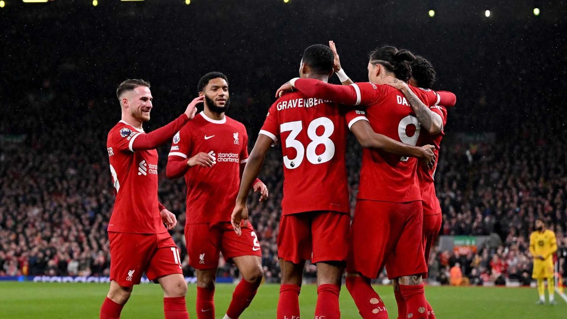 Liverpool Perkuat Peluang Liga Champions dengan Kemenangan atas West Ham